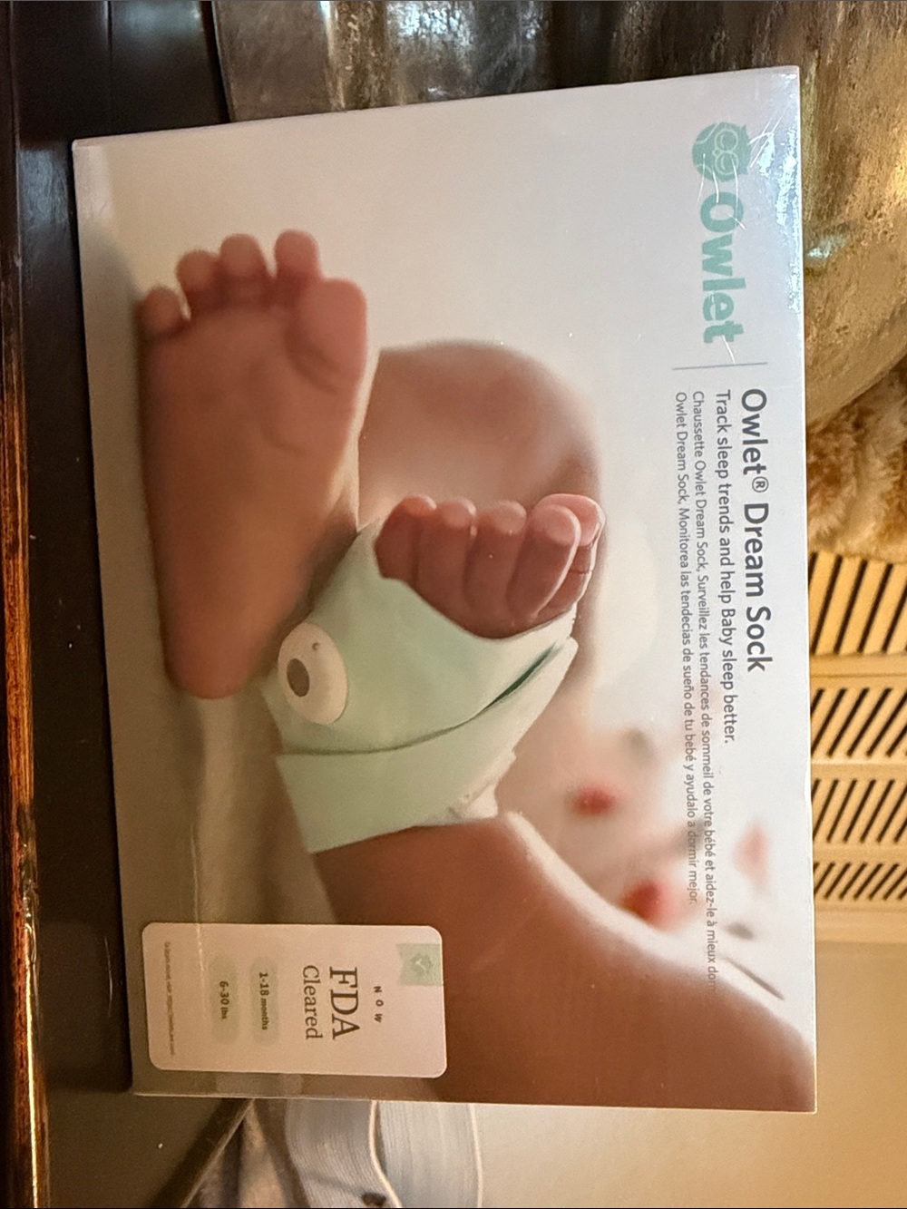 Owlet Dream Sock Baby Sleep Monitor - Mint